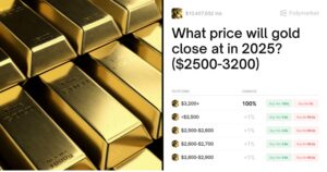 Polymarket Traders See Gold Volatility Rising, But No February Breakout Yet